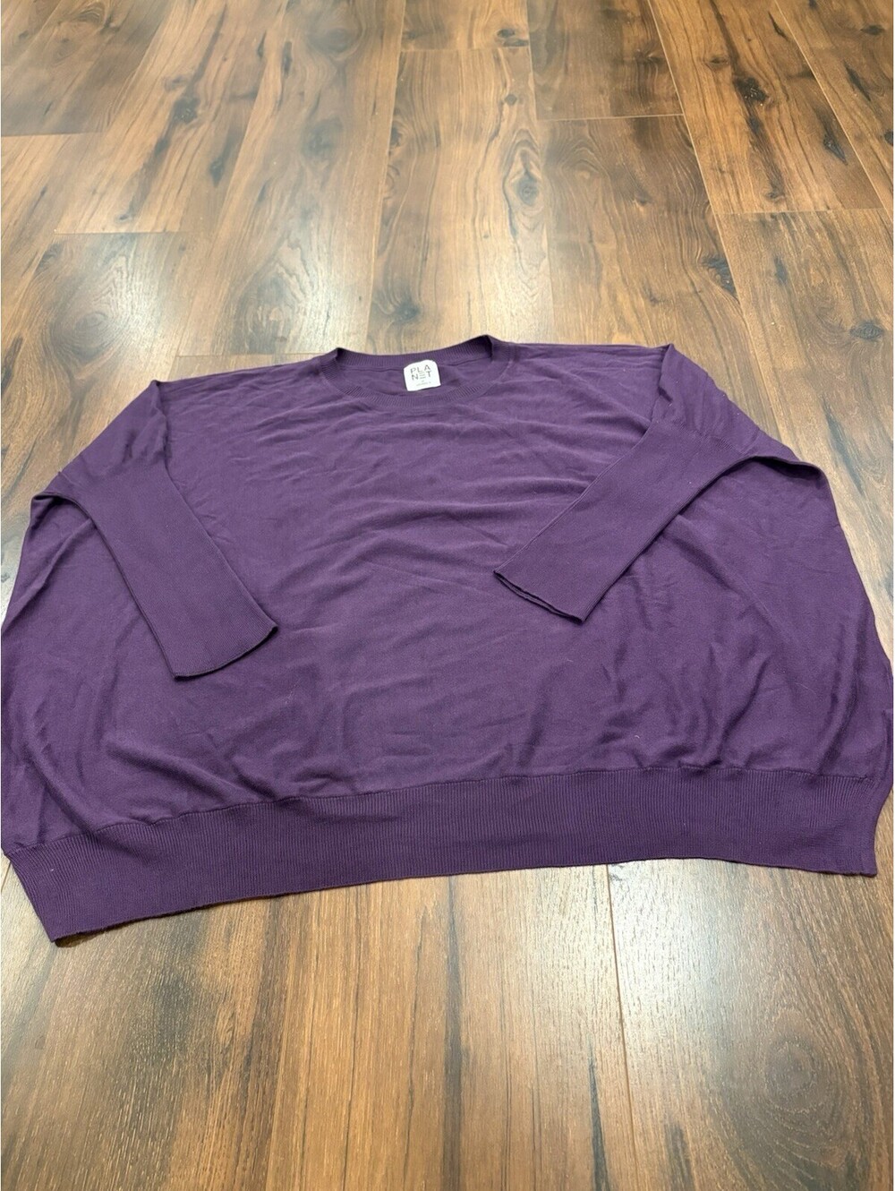 Planet Pima Cotton Modal Womens One Size Fits All OSFA Dark Purple Lagenlook